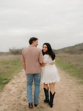 White Short Puff-Sleeve Mini Dress with Cutout